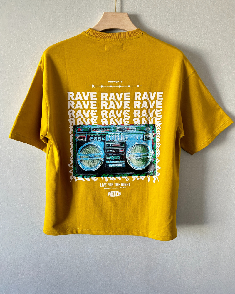 Rave Yellow Oversized T-shirt