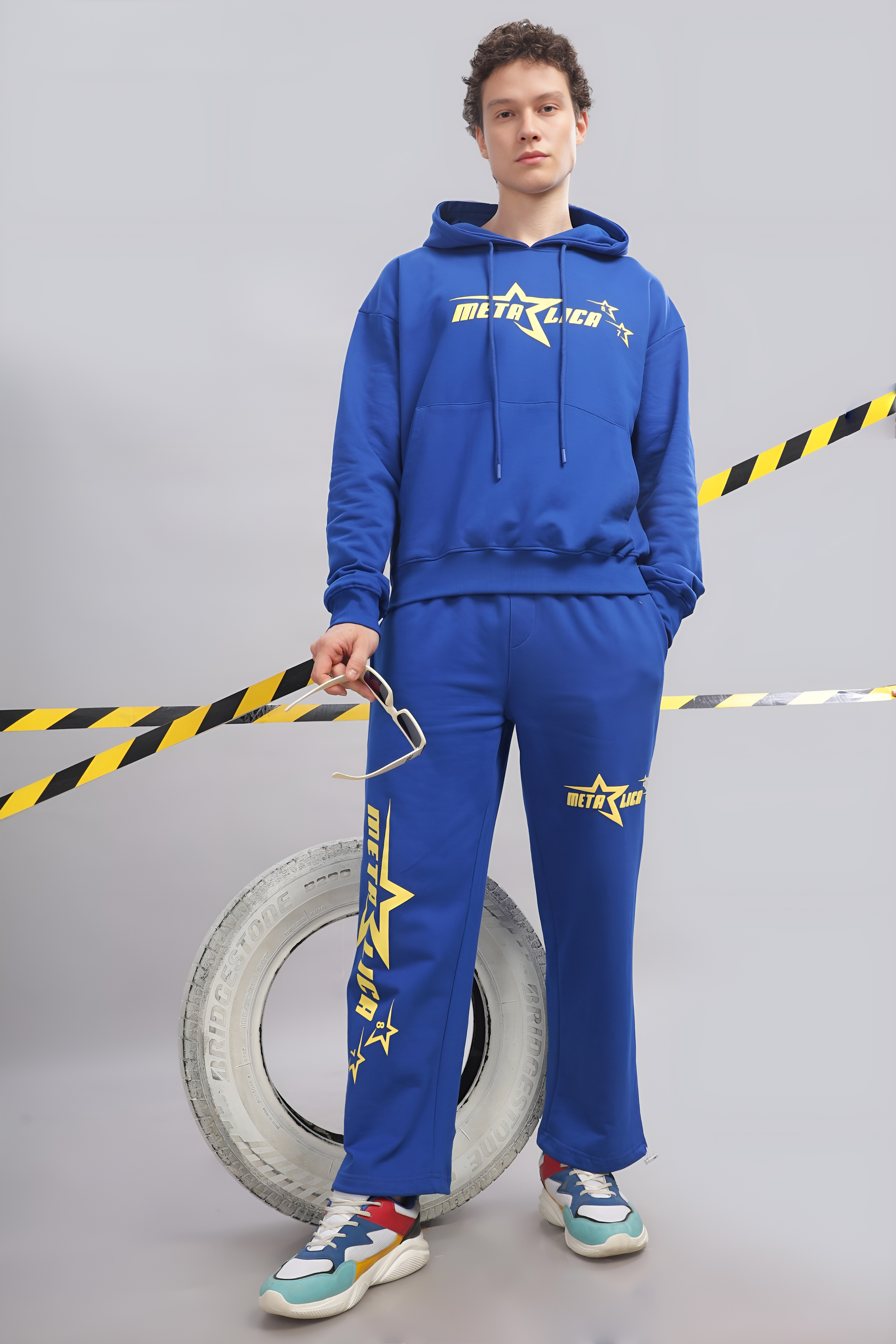 Metalica Blue Co-ords