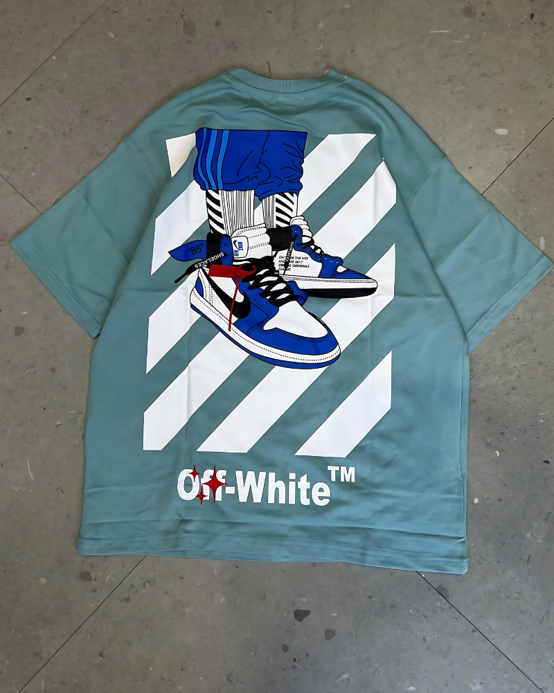 Off White Oversized T- shirt
