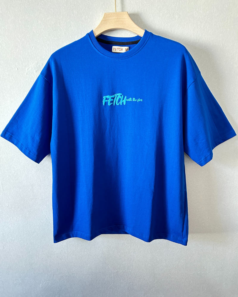 Revive Blue Oversized T-shirt