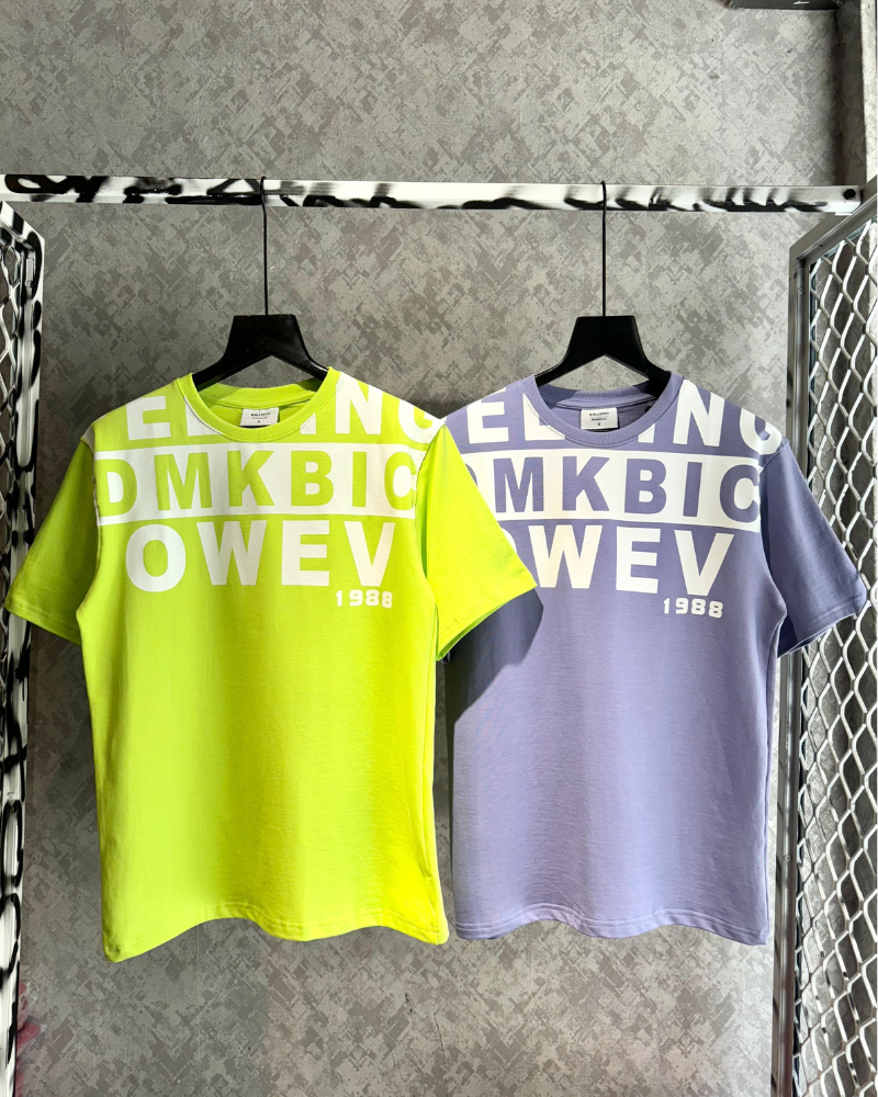 Alphabet Printed Oversized T-shirt