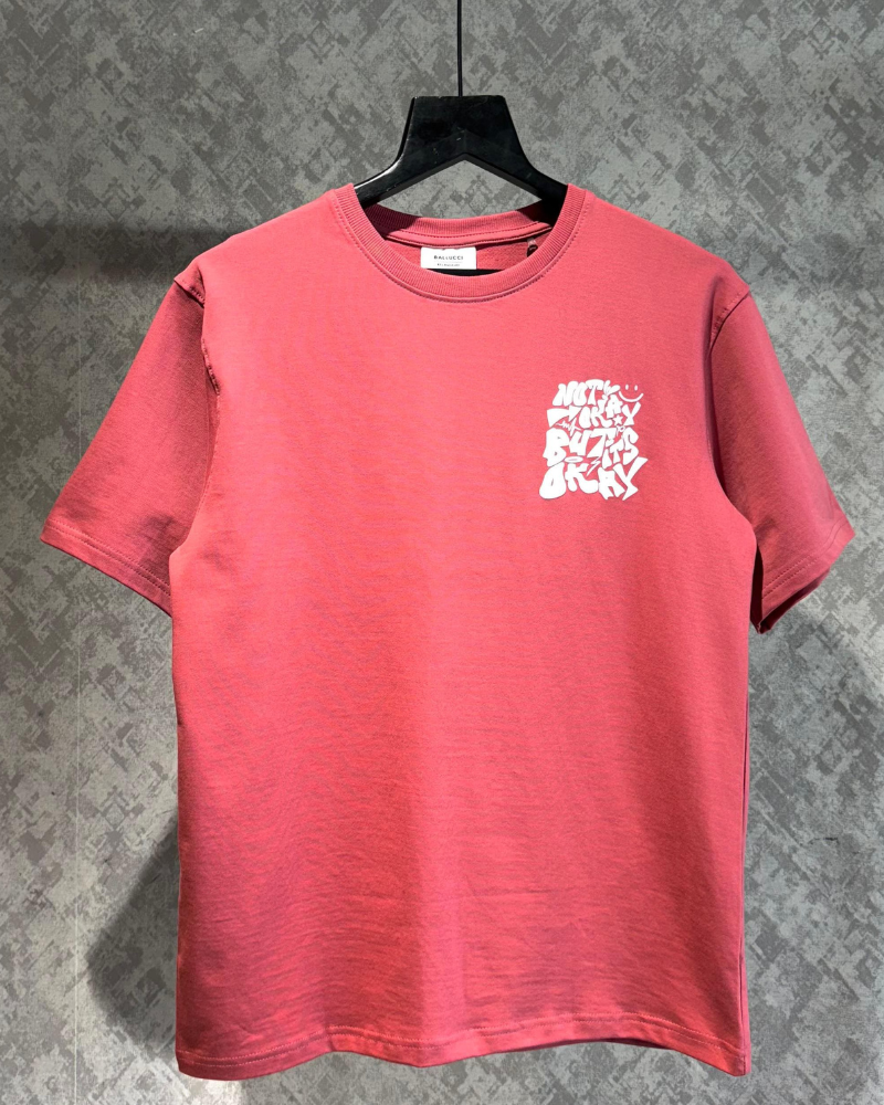 Not Okay But It's Okay Printed Oversized T-shirt