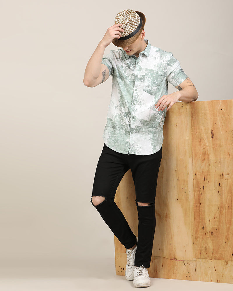 Men's Slim Fit Casual Shirt