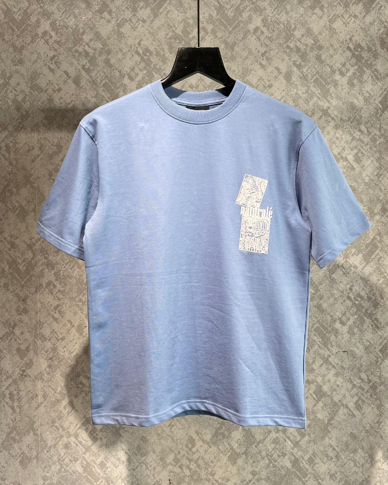 Naturale Light Blue Oversized T-shirt