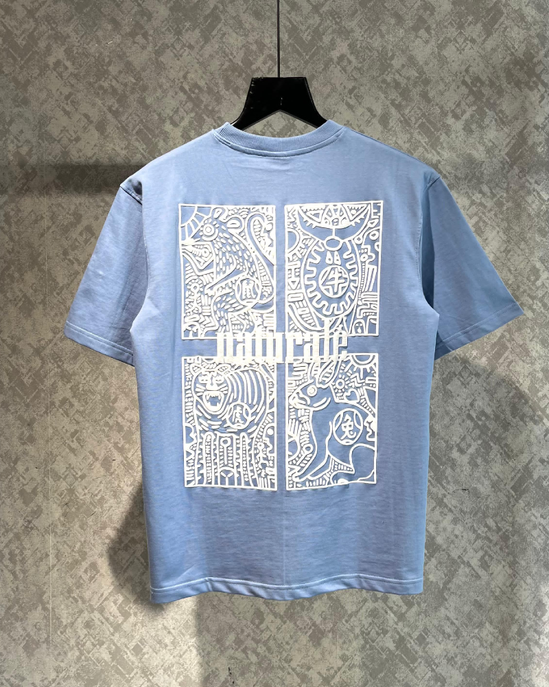 Naturale Light Blue Oversized T-shirt
