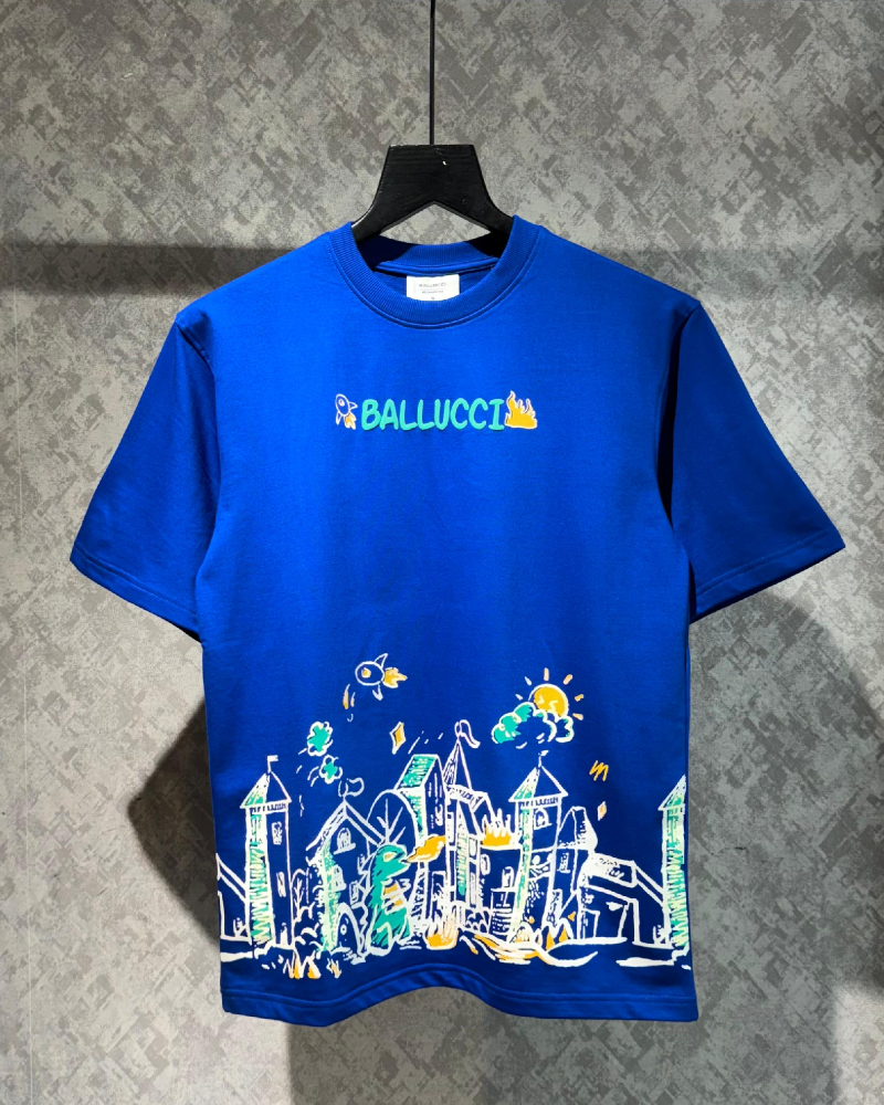 Ballucci Blue Oversized T-shirt