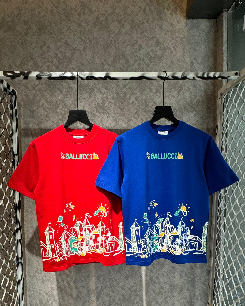 Ballucci Blue Oversized T-shirt